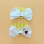 Khadi Hearts Embroidered Hair Clip