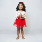 Printed Derby Full Sleeve Soft Net Dress - Image 6