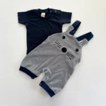 Rabbit Striped Romper and Tee - Image 3