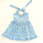 Sweetheart Neck Lemon Back Tying Dress - Image 3