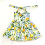 Sweetheart Neck Lemon Back Tying Dress - Image 7