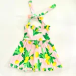 Sweetheart Neck Lemon Back Tying Dress - Image 5