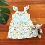 Frill Sleeve Bow Dress - Image 3