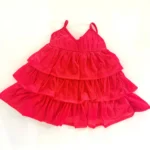 Spaghetti Layered Soft Net Dress - Image 4