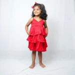 Spaghetti Layered Soft Net Dress - Image 6