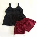 Long Lace Top and Shorts - Image 3