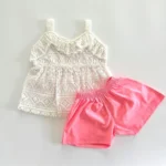 Long Lace Top and Shorts - Image 5