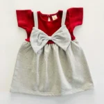 Loop Knit Bow Suspender Dress - Image 5