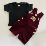 Puppy Corduroy Romper & Tee - Image 4