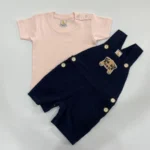 Puppy Corduroy Romper & Tee - Image 2