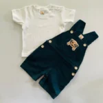 Puppy Corduroy Romper & Tee - Image 3
