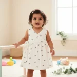 Printed Tying Wrap Dress