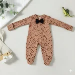 Ribbed Onesie with Bow - Image 2