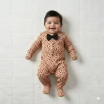 Ribbed Onesie with Bow