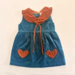 Corduroy Hearts Dress - Image 3