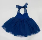 Sweetheart Soft Net Back Tying Dress - Image 4