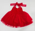 Sweetheart Soft Net Back Tying Dress - Image 2