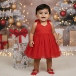 Sweetheart Soft Net Back Tying Dress