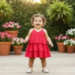 Spaghetti Layered Soft Net Dress