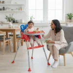 My Giraffe Coco Baby High Chair with Cushion Seat, 3-Level Adjustable Tray & Footrest | 2-Level Height Adjustment | Safety Belt & Removable Tray | Sturdy Dining Chair for Babies & Toddlers (6 Months - 3 Years, 20kg) - Image 18