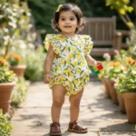 Back Tying Frill Onesie