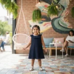 Pleated A Line Dress - Image 5