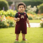 Puppy Corduroy Romper & Tee