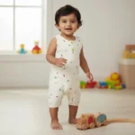 Printed Unisex Romper