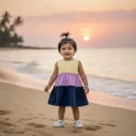 Three Tier Colour Block Dress