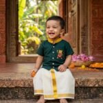 Pulikkali Slub Silk Shirt and Velcro Mundu