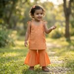 Top Tying Brocade Top and Sharara