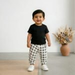 Checkered Pants & Ribbed Tee
