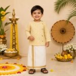 Kasavu Kurta and Mundu
