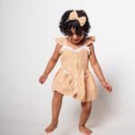 Checkered Sweetheart Hakoba Lined Dress