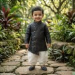 Brocade Silk Kurta & Dhoti Pants