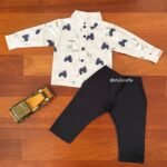 Printed Full Sleeve Shirt & Twill Pants - Image 3