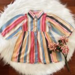 Multi Striped Shirt Dress - Image 5