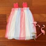 Multi Colour Soft Net Dress - Image 4