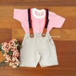 Striped Tee with Twill Suspender - Image 2