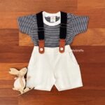 Striped Tee with Twill Suspender - Image 3