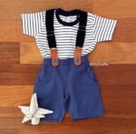 Striped Tee with Twill Suspender - Image 6