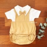 Twill Romper with Polo Tee - Image 2