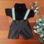 Lycra Denim Suspender & Polo Tee - Image 3