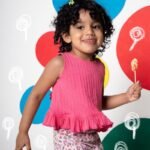 Frill Criss Cross Top and Unicorn Skirt - Image 2