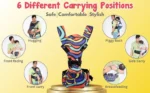Hippy Snug - 2 in 1 Ergonomic, Detachable Hip Seat Baby Carrier - Image 31