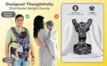Hippy Snug - 2 in 1 Ergonomic, Detachable Hip Seat Baby Carrier - Image 30